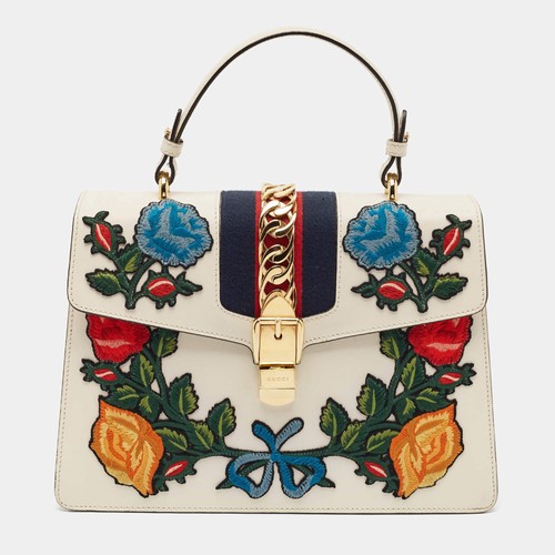 Borsa gucci sylvie media - sylvie, in